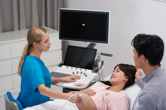 Color Doppler Diagnostic Ultrasound System สร้างในโมดูล ECG P60