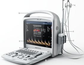 Good price ไฮเทคพกพาสี Doppler Ultrasound ระบบดิจิตอลพร้อมซอฟต์แวร์ 3D / 4D ออนไลน์