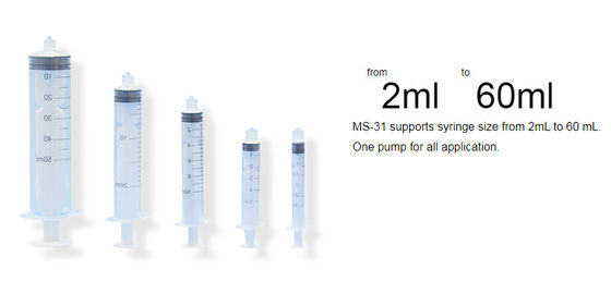 Flow Rat 10ml / h ปั๊มเข็มฉีดยาพื้นฐานเซ็กเมนต์ซ้อนได้ 132x140x68 มม